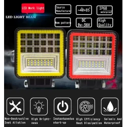 LED-Bar - Spot-Lichtlampe für Offroad-Autos - Traktoren - SUV - LKW - 72W - 126W / 12V - 24V