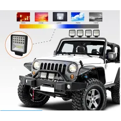 LED-Bar - Spot-Lichtlampe für Offroad-Autos - Traktoren - SUV - LKW - 72W - 126W / 12V - 24V