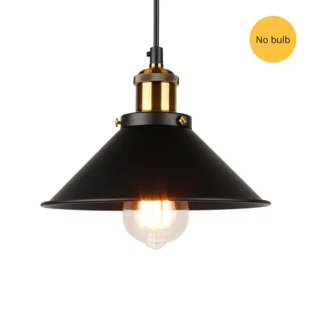 Vintage Wandleuchte - lange Hängelampe - gold - schwarz