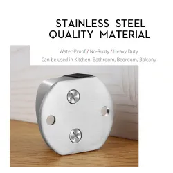 Stainless steel door stopper - waterproof - rubberFurniture
