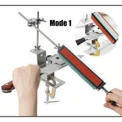 2019 New Iron Steel Kitchen Sharpener Professional Kitchen Knife Sharpener Sharpening Tools Fix-angl