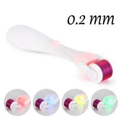 Elektrische Mikronadel mit LED - Titan Derma Rolle - Anti-Falten - Verjüngung Gesicht / Körper Massager