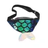 Fish scale fanny pack - waist bag - shiny - 4 coloursBags