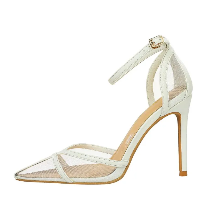 Luftmaschen - Frauen - Pumpen - High Heels - Büro - Mode