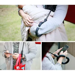 Reversible umbrella - anti-UV - folding - double layer - C-type handleOutdoor & Camping