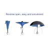 Anti UV Inverted Umbrella Reverse Night Snow Windproof Folding Sunny and Rainy Men and Women Double