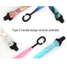 Reversible umbrella - anti-UV - folding - double layer - C-type handleOutdoor & Camping
