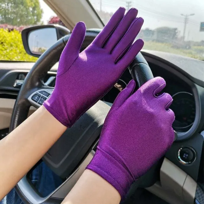 Spandex Handschuhe - elastisch - uv - kurze Handschuhe - Frauen