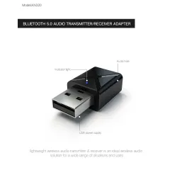 Bluetooth 5.0 - 2 in 1 - bluetooth adapter - transmitter - receiverUSB memory