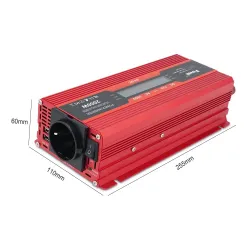 LCD-Anzeige - Solaradapter - dual USB - 1500W - 2000W