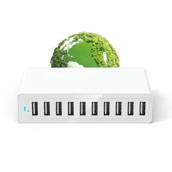 50W - 10 USB-Anschluss - Smart-charger - Schnellladegerät