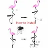 Pink flamingo - solar lamp - waterproof garden lightSolar lighting