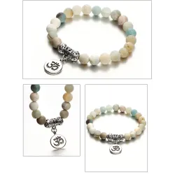 Bracelet with natural stones - handmade - unisexBracelets