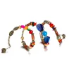 Mehrschichtiges Armband mit Harzsteinen - Vintage - ethnisches Armband