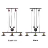 Vintage hanging pulley lamp - 2 / 3 heads - E27 - AC110 - 240VCeiling lights