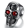Gothic Totenkopfring - Edelstahl