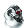 Gothic Totenkopfring - Edelstahl