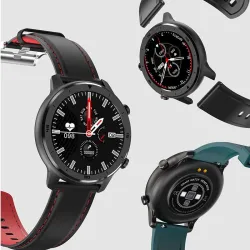 Smart Watch - Unisex - 1,3 Zoll - Voller Touchscreen - Pedometer - Wasserdicht - Herzfrequenz