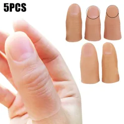 5 Stück - gefälschte Silikonfinger - Halloween Spielzeug