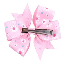 1Piece - Ribbon Haarbögen mit Clip - Baby Girls - Blume