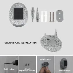LED Stone - Pebbles - Waterproof - Rock Light - Solar LampSolar lighting