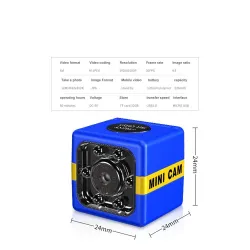 1080P - volle HD-Kamera mit Mikrofon - Autofokus - Nachtsicht - Bewegungserkennung