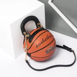 Basketball geformt - Schultertasche - Frauen