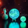 3D Erde - Galaxie Nachtlampe - wiederaufladbar