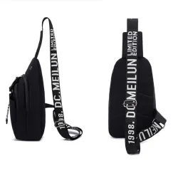 Luminous chest / shoulder bag - backpack - USB charging portBags