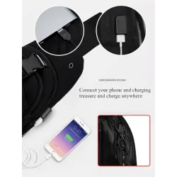 Luminous chest / shoulder bag - backpack - USB charging portBags