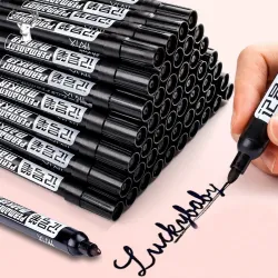 Permanent Paint Marker - Wasserdicht - Schwarz - 5pcs - 10pcs