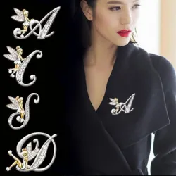 Englisch Letters - Angel - Brooches
