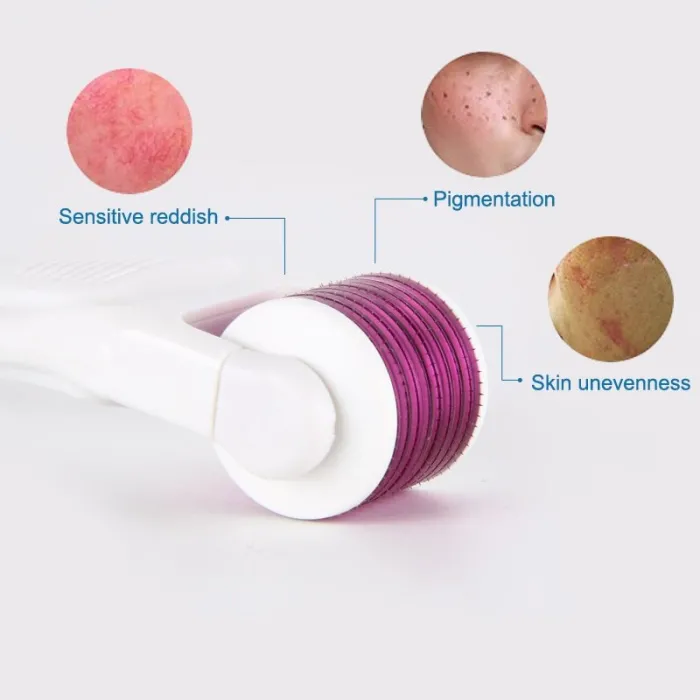 LED elektrische Mikronadeln - Dermawalze - Titan - Hautpflege