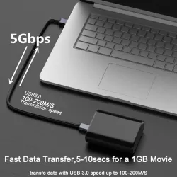 Micro B - USB C - 3.0 Cable - 5Gbps - External Hard DriveUSB memory