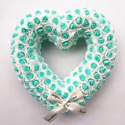 Heart shaped decoration - made of infinity rosesValentine's day