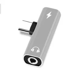 2 In 1 - Typ C - 3,5mm Jack - Kopfhörer Ladekonverter USB - Typ C Telefone