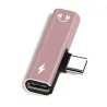 2 In 1 - Typ C - 3,5mm Jack - Kopfhörer Ladekonverter USB - Typ C Telefone