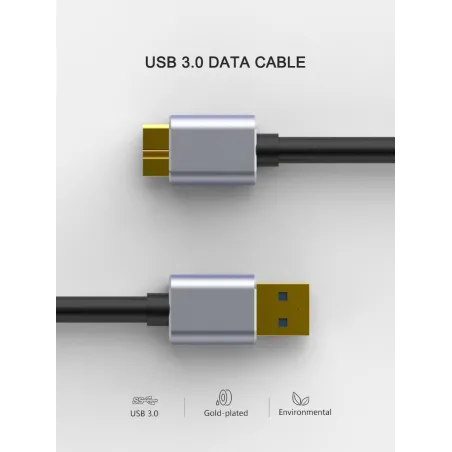 Micro B USB - 3.0 Kabel - 5Gbps - Externes Festplattenkabel