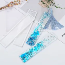 Rectangle - Silicone Bookmark - Mold - DIY - Resin JewelryToys