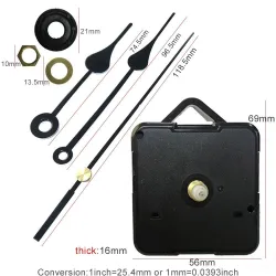 Silicone Mold - Clock - 10/15cm - Resin - Handmade Tool - DIYToys