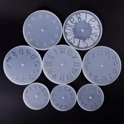 Silikon Mold - Uhr - 10/15cm - Harz - Handgefertigtes Werkzeug - DIY