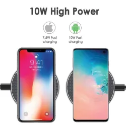 10W - Schnelles drahtloses Ladegerät - iPhone XS Max XR 8 Plus - USB - Ladekissen