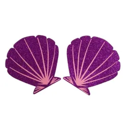 10pairs/lot - Einweg Nippelabdeckungen - Purple Shell