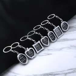 Metalllegierung - Bildrahmen - Schlüsselanhänger - Lover Geschenk
