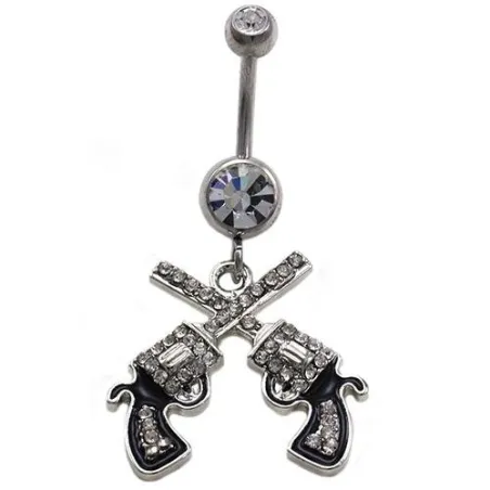 Cowgirl - Guns - Belly Button RingPiercings