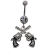 Cowgirl - Guns - Belly Button RingPiercings