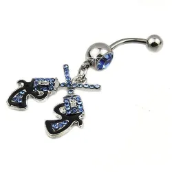 Cowgirl - Guns - Belly Button Ring