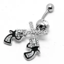 Cowgirl - Guns - Belly Button Ring
