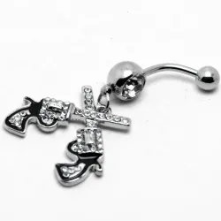 Cowgirl - Guns - Belly Button Ring