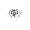 S122 Mini Drone - Colorful LED Light - 3D - Flip - Headless ModeR/C drone